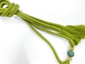 アンティーク　天然石帯留め　手組帯締め　セット